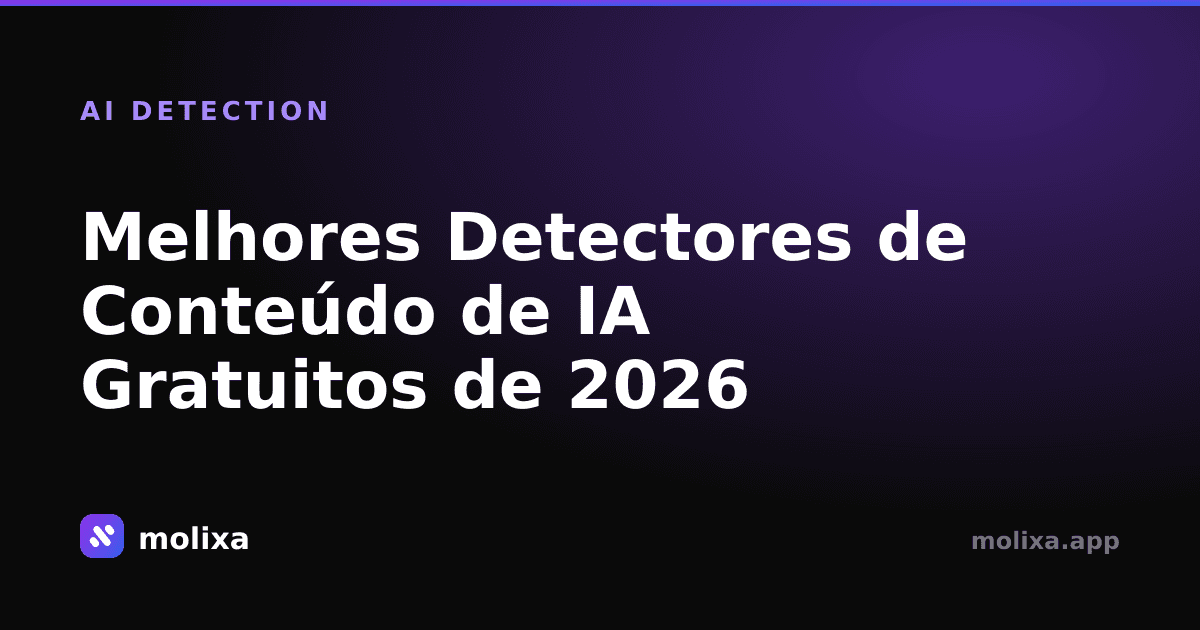 Melhores Detectores de Conteúdo de IA Gratuitos de 2026: Top 5 Comparados