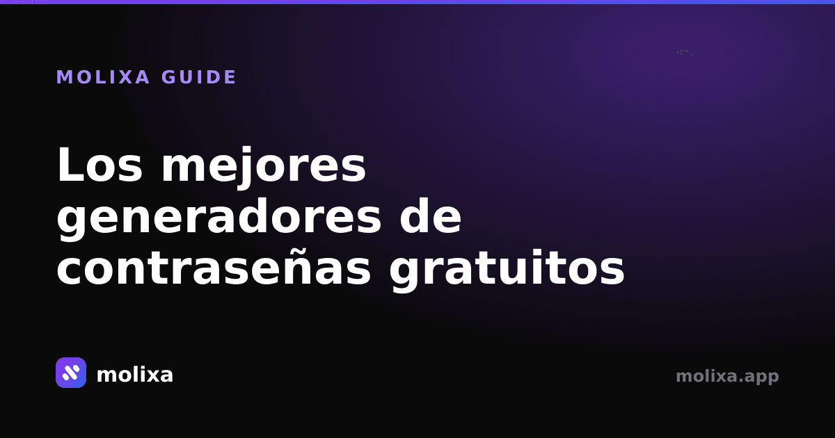Los mejores generadores de contraseñas gratuitos (2026)