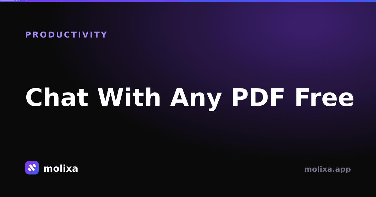 Chat With Any PDF Free: Ask Questions, Get Answers