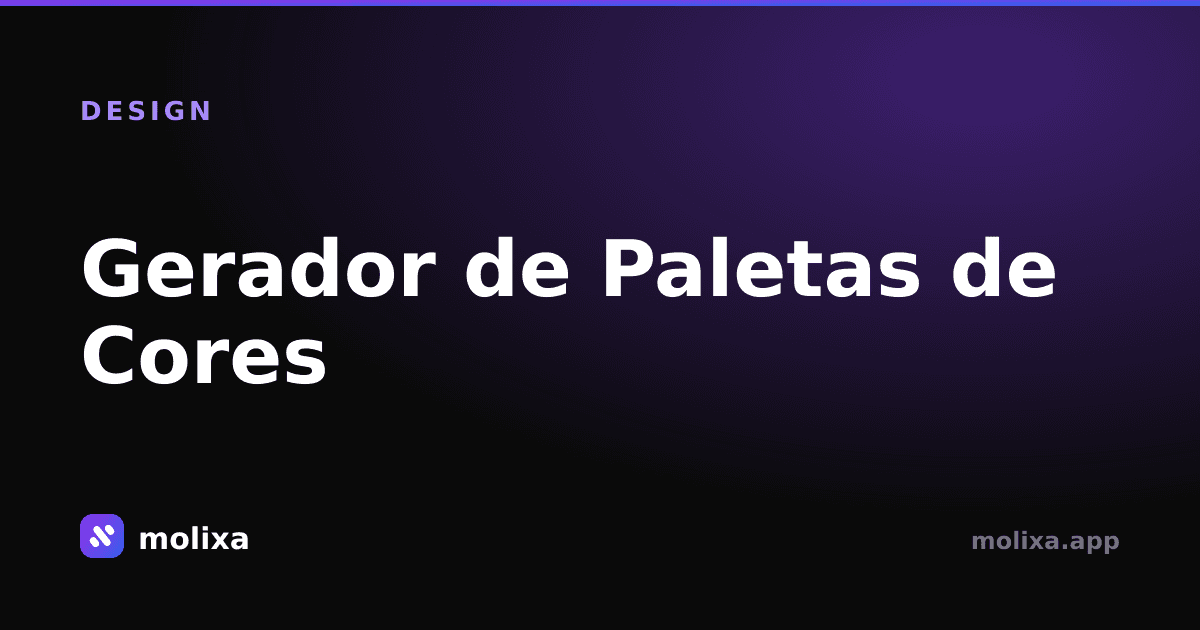 Gerador de Paletas de Cores: Crie Paletas Profissionais em Minutos