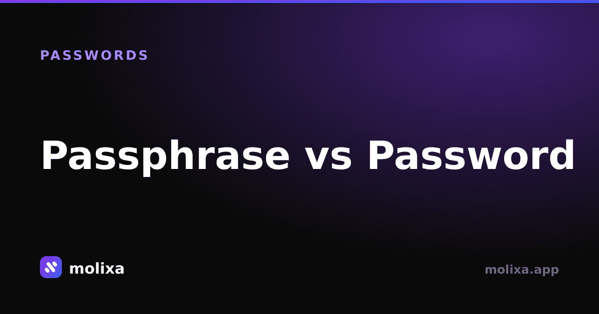Passphrase vs Password: Which Is Safer?
