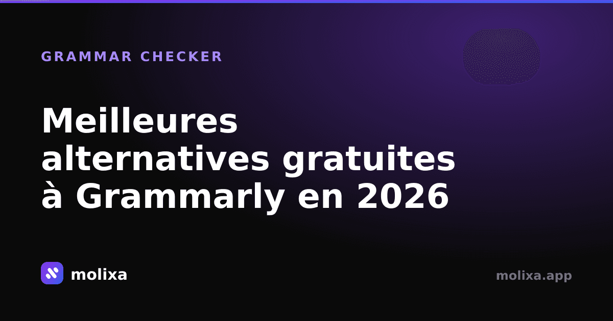Meilleures alternatives gratuites à Grammarly en 2026 (testées)