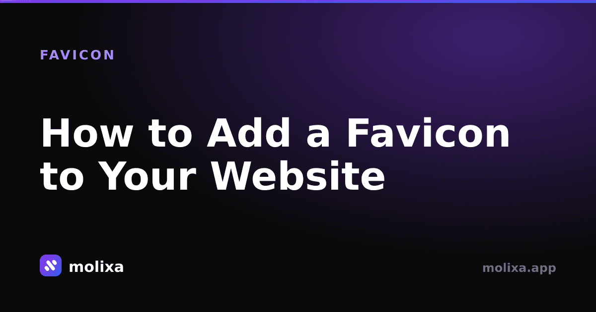 How to Add a Favicon to Your Website (HTML)