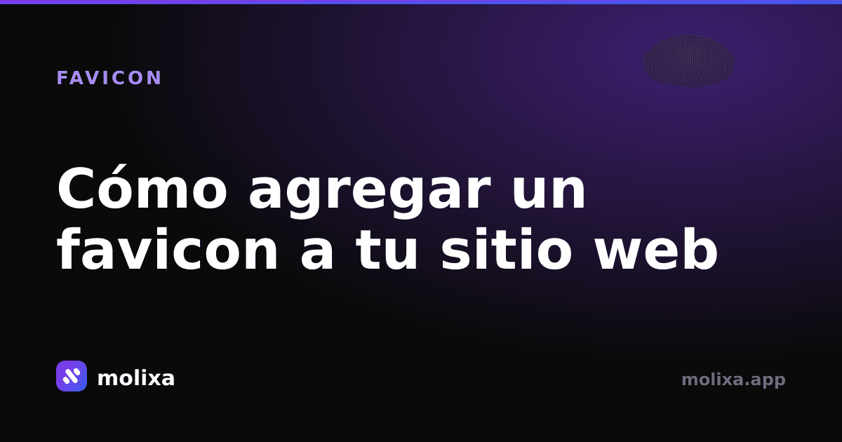 Cómo agregar un favicon a tu sitio web (HTML)