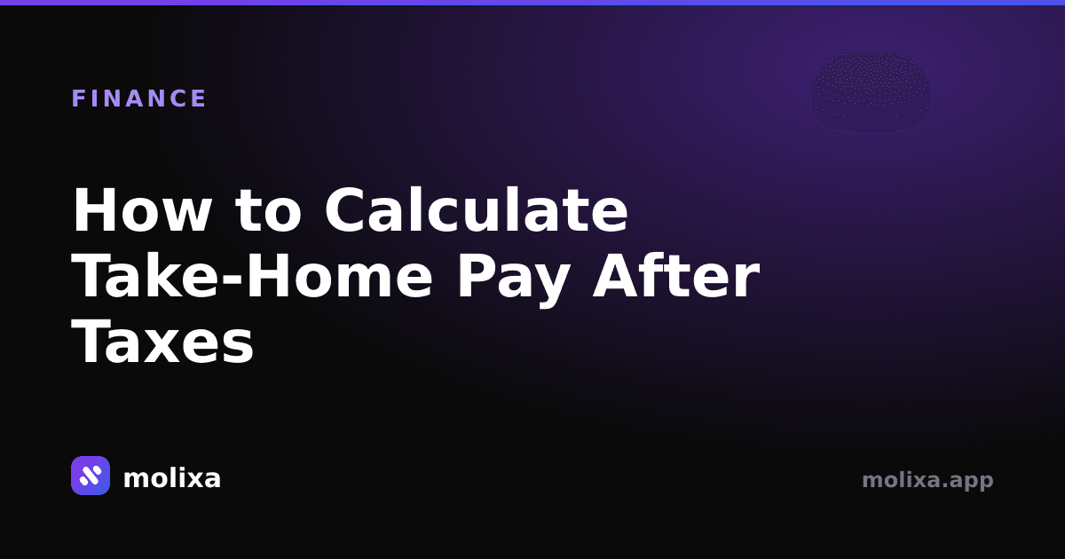 How to Calculate Take-Home Pay After Taxes