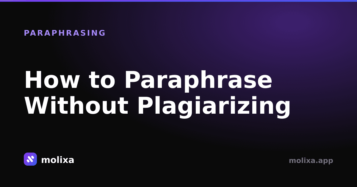 How to Paraphrase Without Plagiarizing (With Examples)