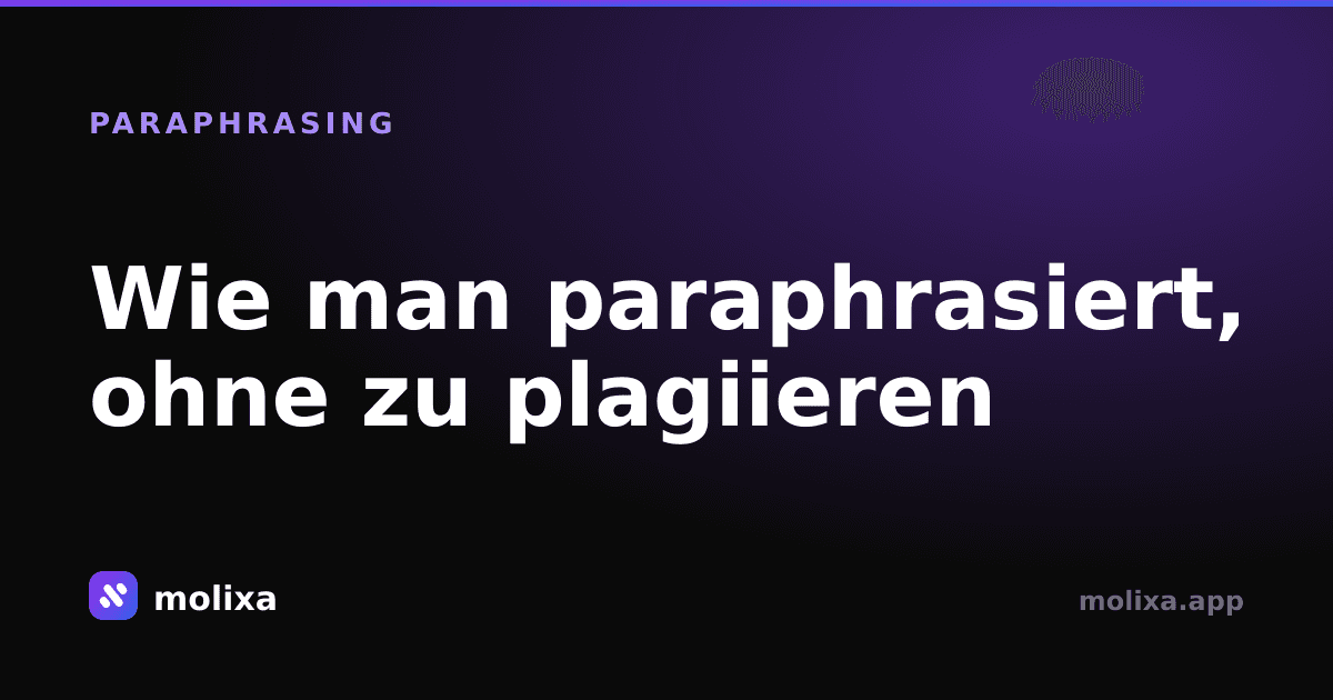 Wie man paraphrasiert, ohne zu plagiieren (mit Beispielen)