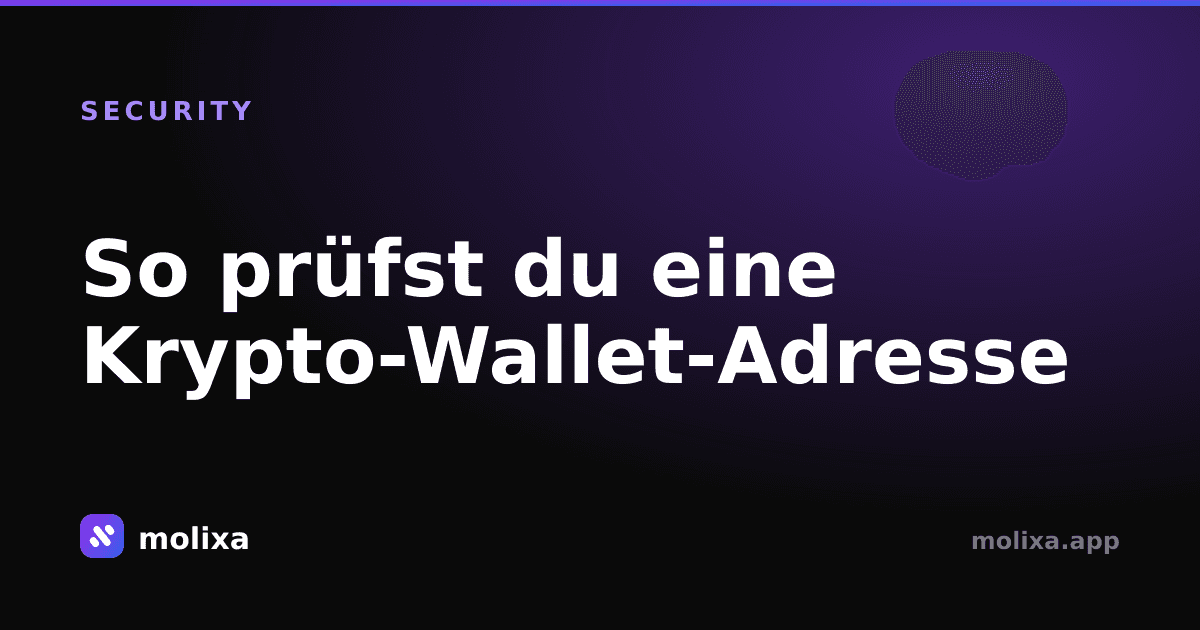 So prüfst du eine Krypto-Wallet-Adresse