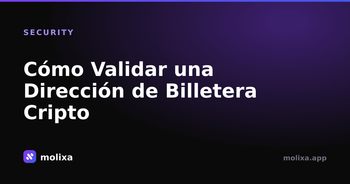 Cómo Validar una Dirección de Billetera Cripto