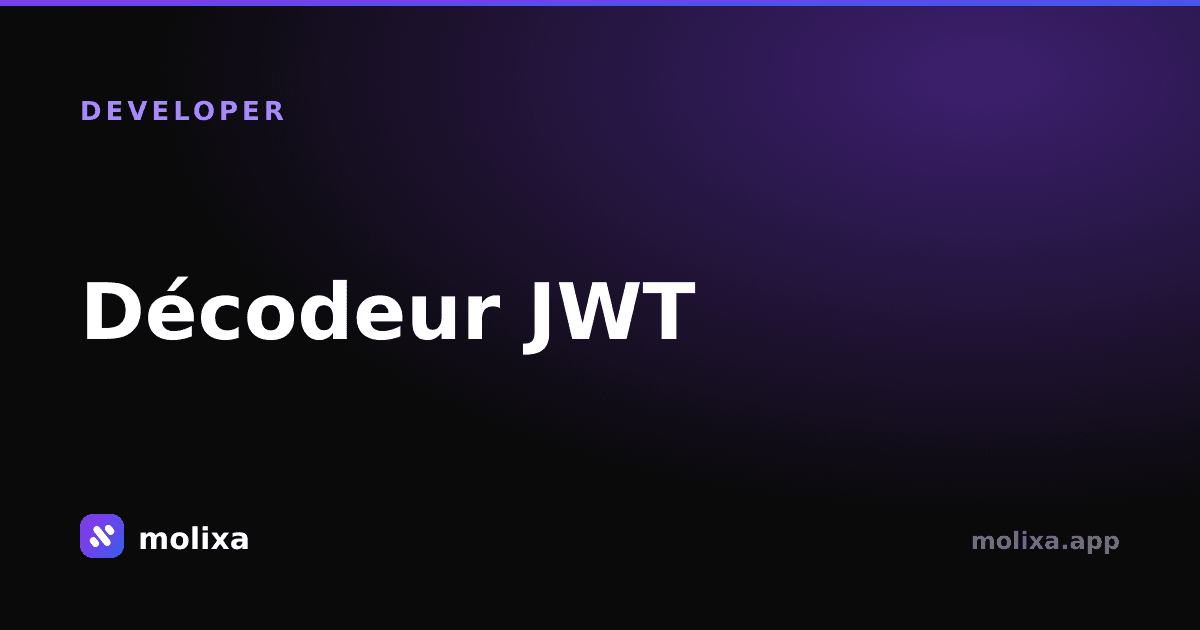 Décodeur JWT : Décodez et vérifiez les tokens en toute sécurité