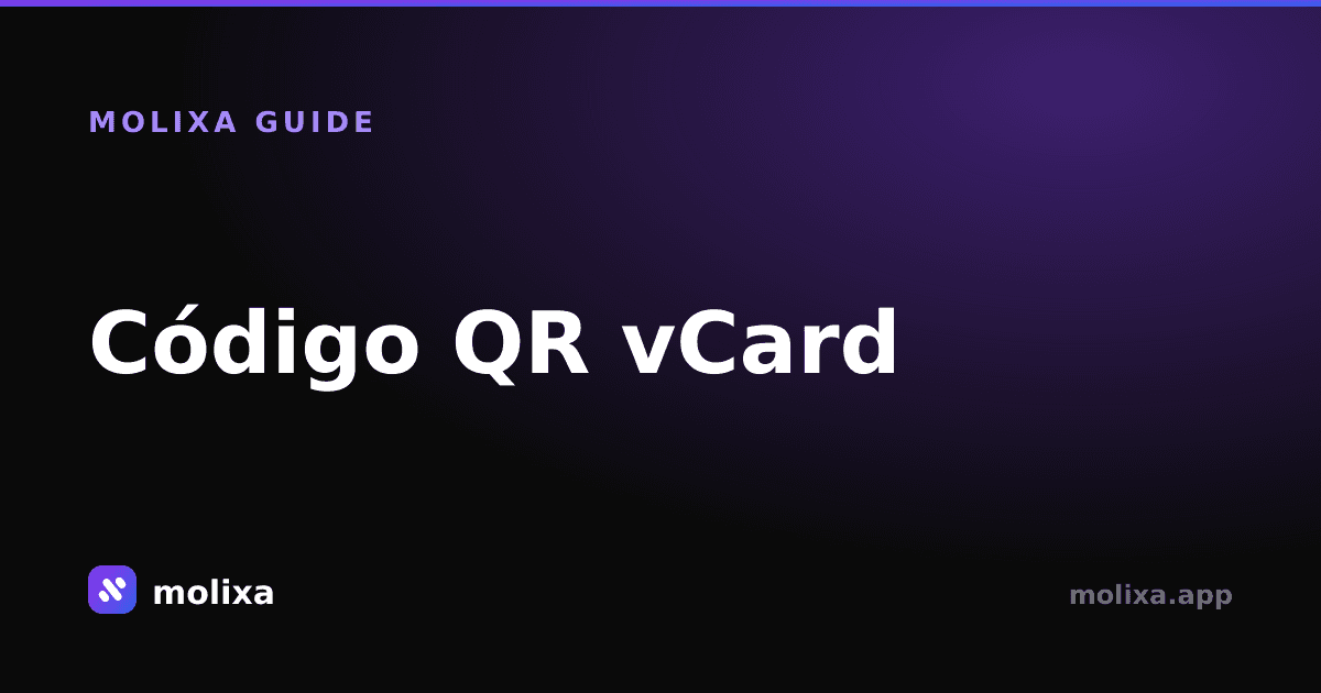Código QR vCard: Comparte Contactos en un Escaneo