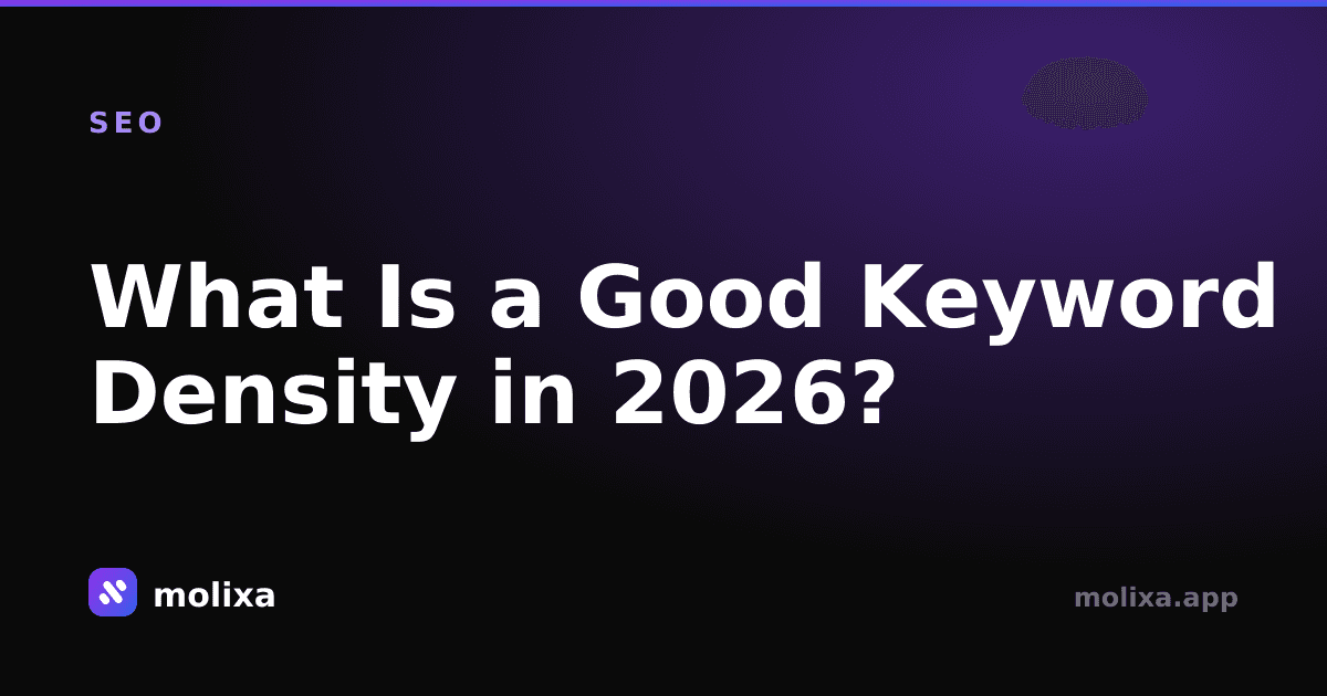 What Is a Good Keyword Density in 2026?