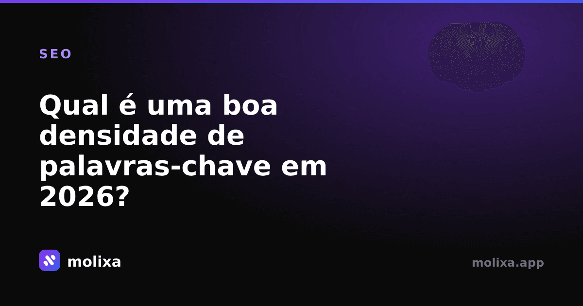 Qual é uma boa densidade de palavras-chave em 2026?