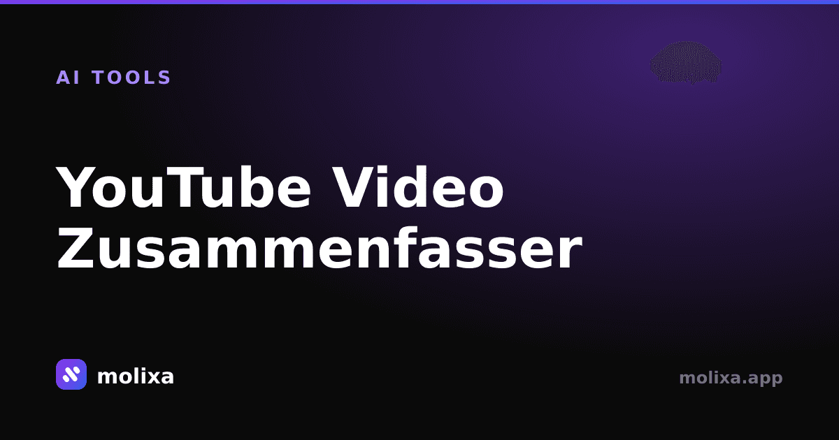 YouTube Video Zusammenfasser: Aus 1-Stunden-Videos 5-Minuten-Lesestoff machen