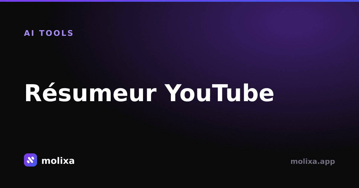 Résumeur YouTube : Transformez 1 heure de vidéo en 5 minutes de lecture