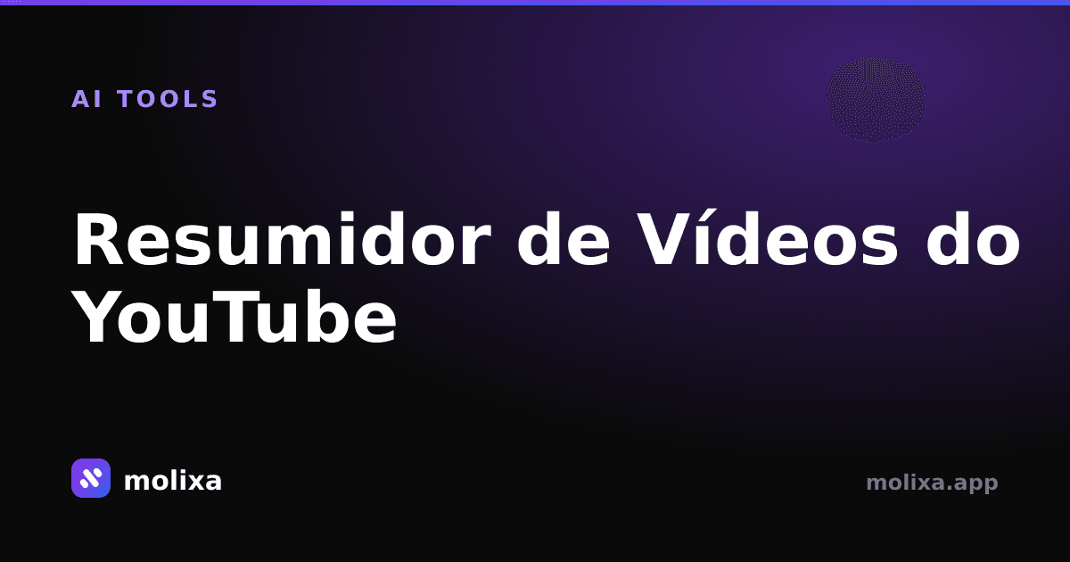 Resumidor de Vídeos do YouTube: Transforme 1 Hora em 5 Minutos de Leitura