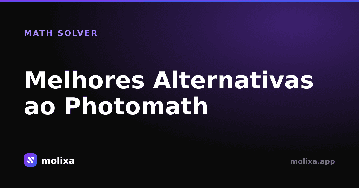 Melhores Alternativas ao Photomath: Solucionadores de Matemática Grátis (2026)