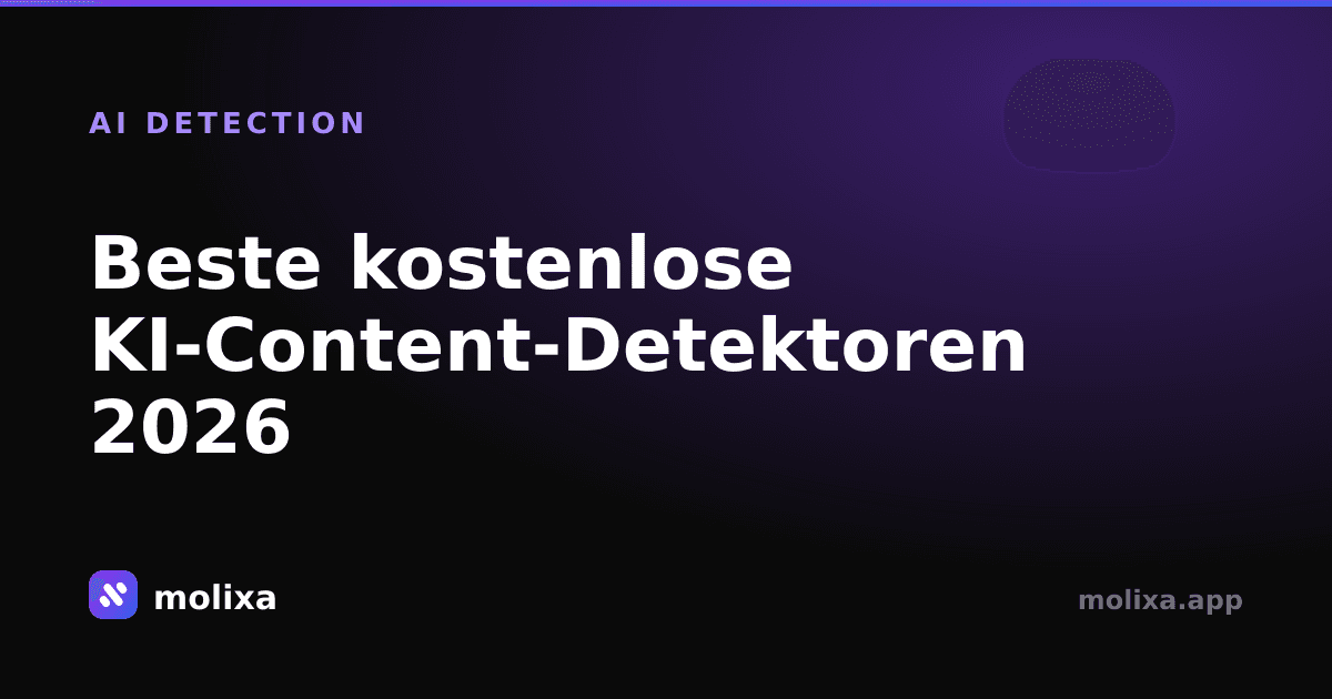 Beste kostenlose KI-Content-Detektoren 2026: Top 5 im Vergleich