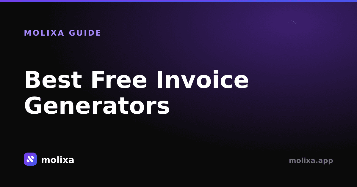 Best Free Invoice Generators (No Watermark)