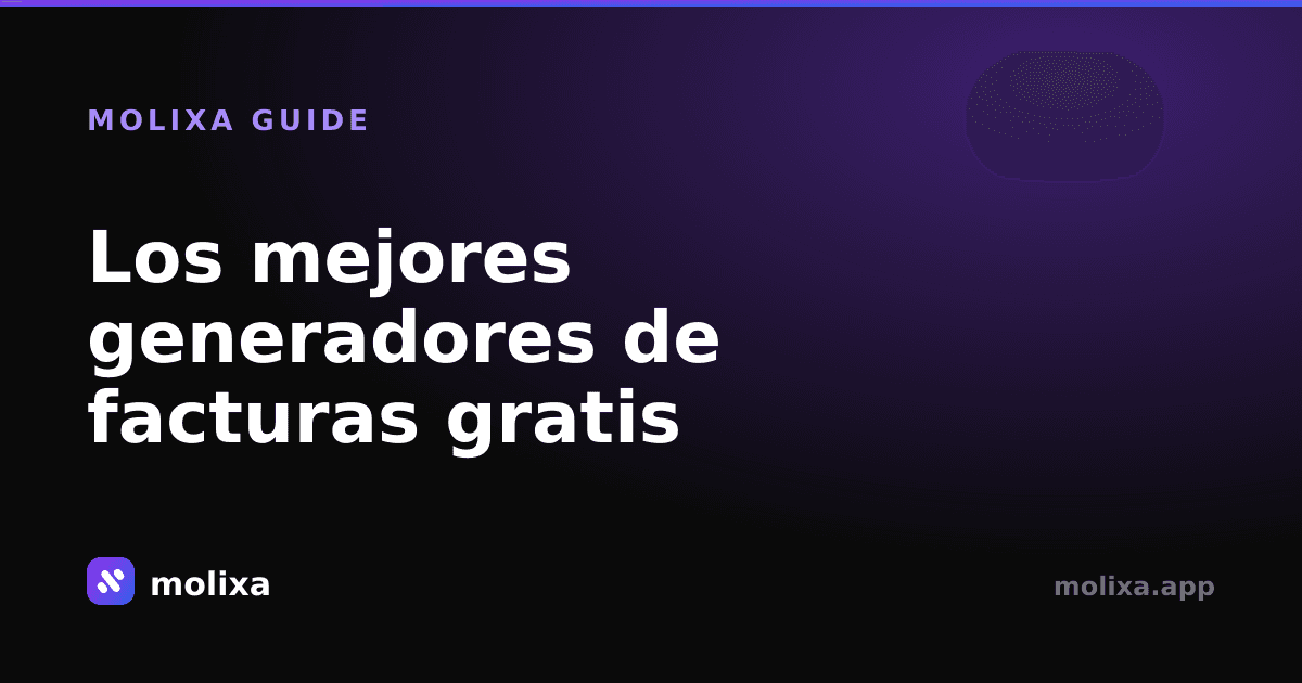 Los mejores generadores de facturas gratis (sin marca de agua)
