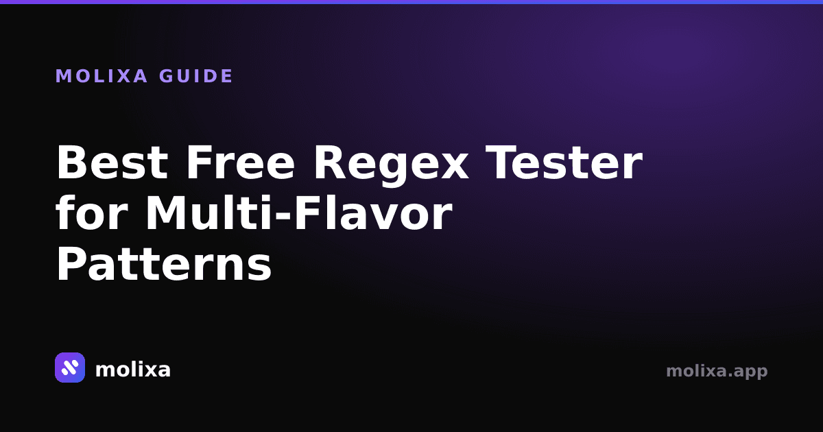 Best Free Regex Tester for Multi-Flavor Patterns