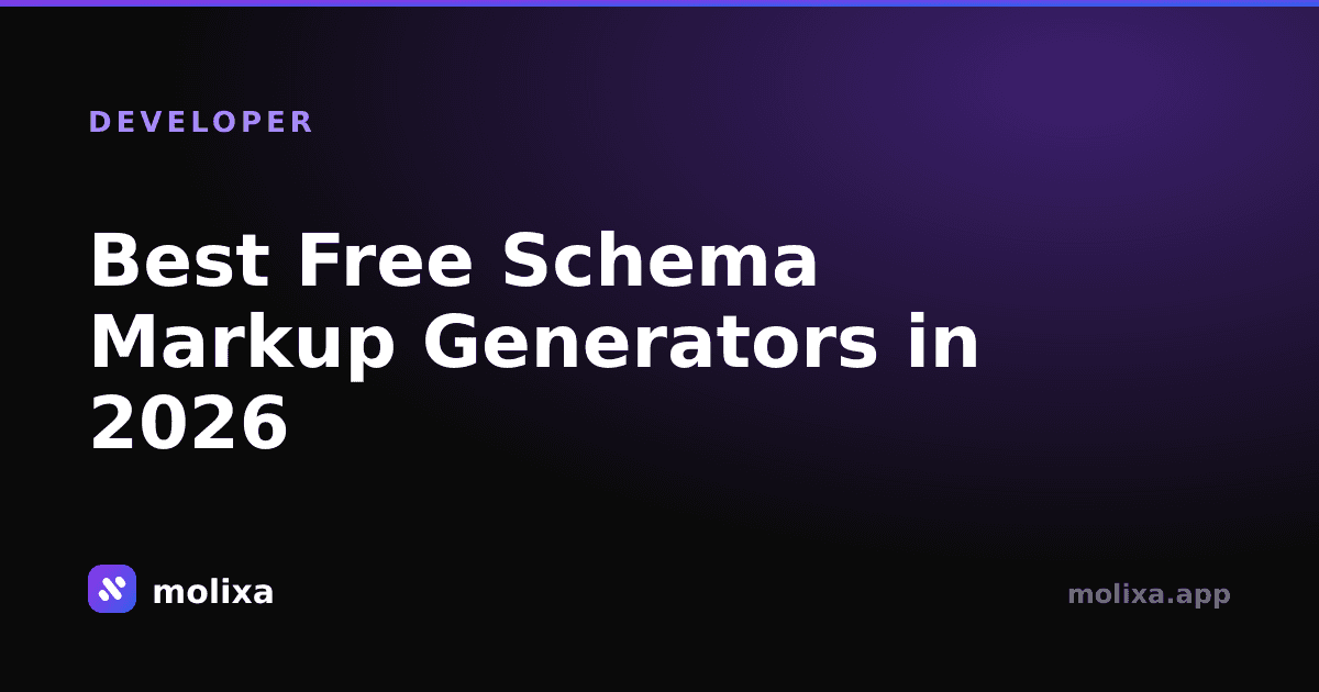 Best Free Schema Markup Generators in 2026