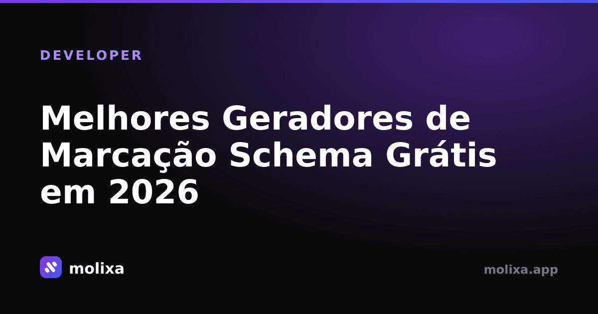 Melhores Geradores de Marcação Schema Grátis em 2026