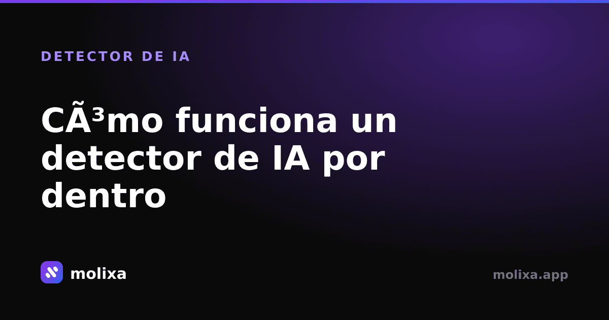 Cómo funciona un detector de IA por dentro