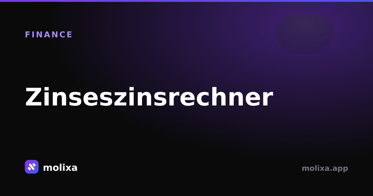 Zinseszinsrechner: Wie aus 100 € im Monat 1 Million € werden
