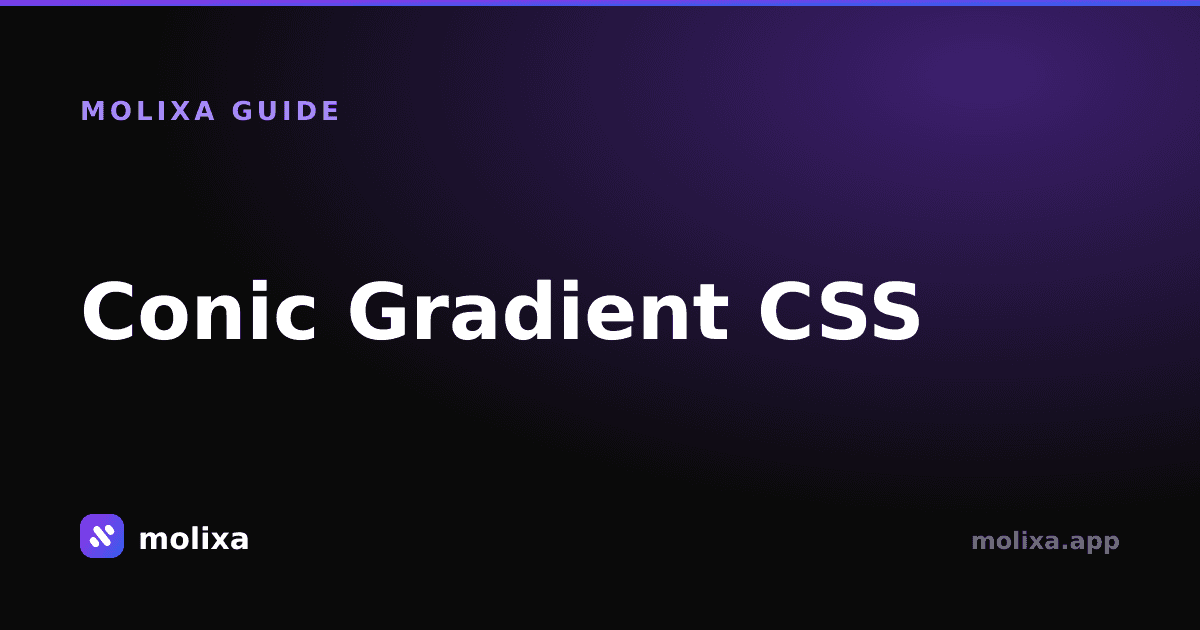 Conic Gradient CSS: Eine visuelle Anleitung