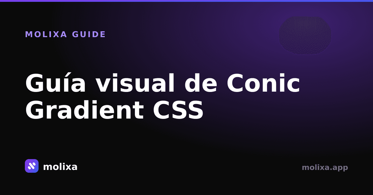 Guía visual de Conic Gradient CSS