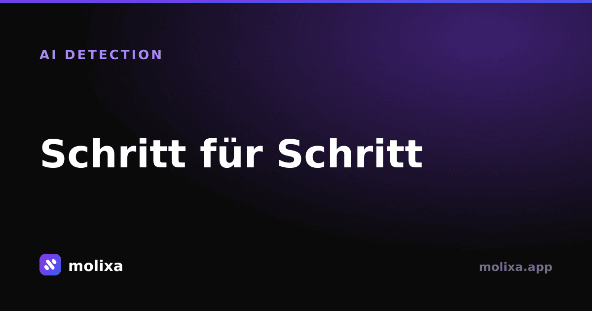 Schritt für Schritt: KI-generierte Texte mit Molixas kostenlosem Tool erkennen