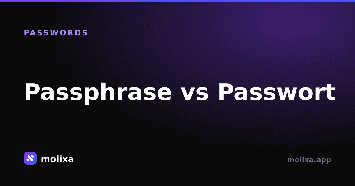 Passphrase vs Passwort: Was ist sicherer?