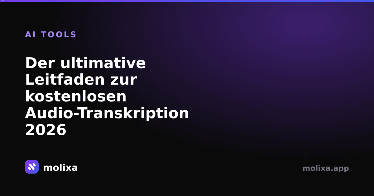 Der ultimative Leitfaden zur kostenlosen Audio-Transkription 2026