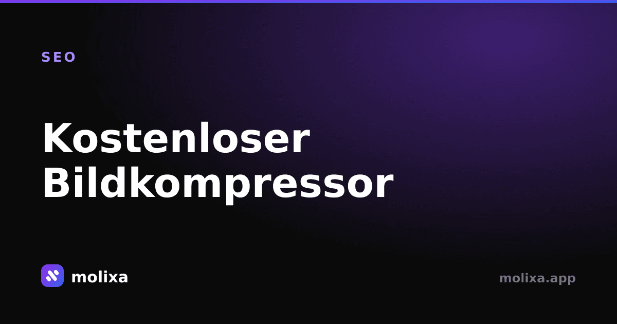 Kostenloser Bildkompressor: Ladezeit um 80% reduzieren