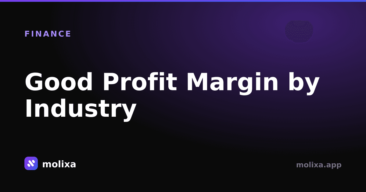 Good Profit Margin by Industry: 2026 Benchmarks