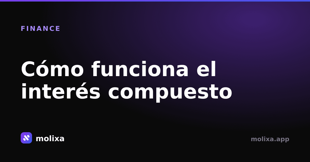 Cómo funciona el interés compuesto (+ Regla del 72)