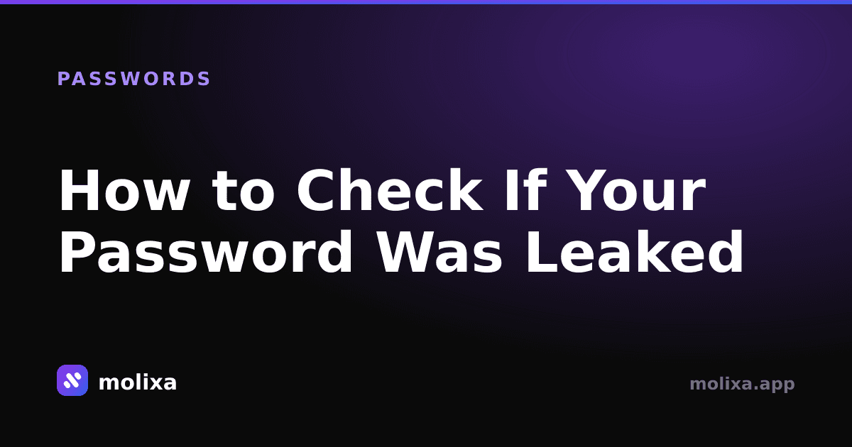 How to Check If Your Password Was Leaked