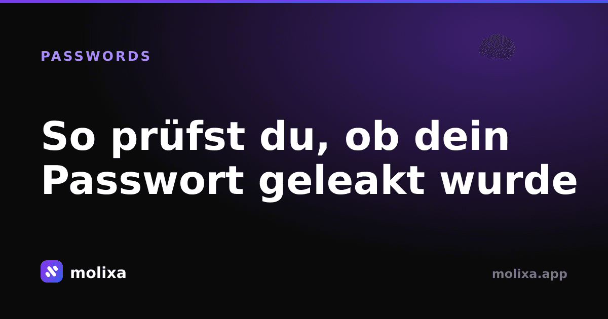 So prüfst du, ob dein Passwort geleakt wurde