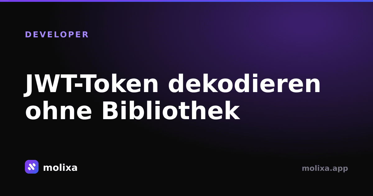 JWT-Token dekodieren ohne Bibliothek