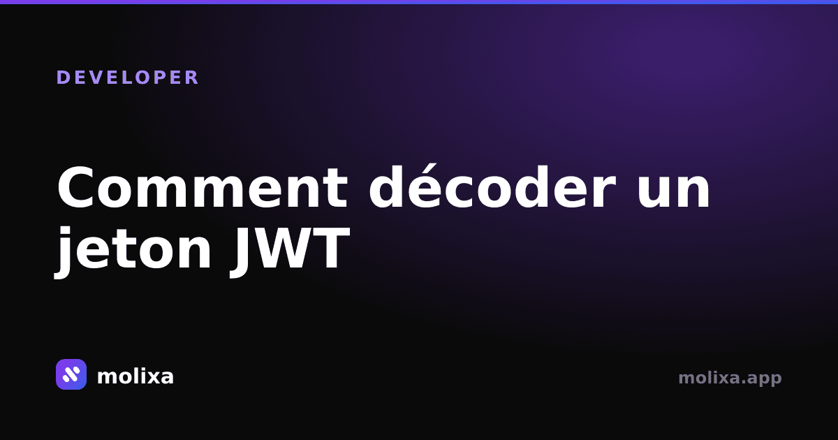 Comment décoder un jeton JWT (sans bibliothèque)