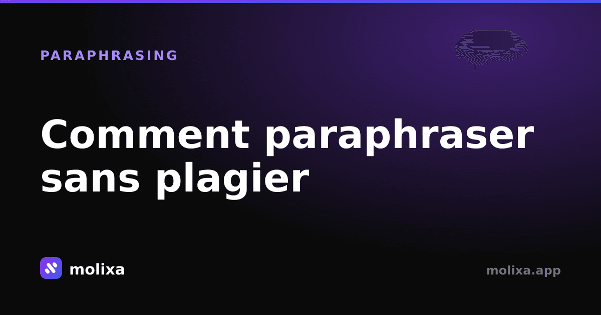 Comment paraphraser sans plagier (avec exemples)