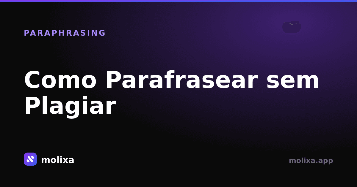 Como Parafrasear sem Plagiar (Com Exemplos)