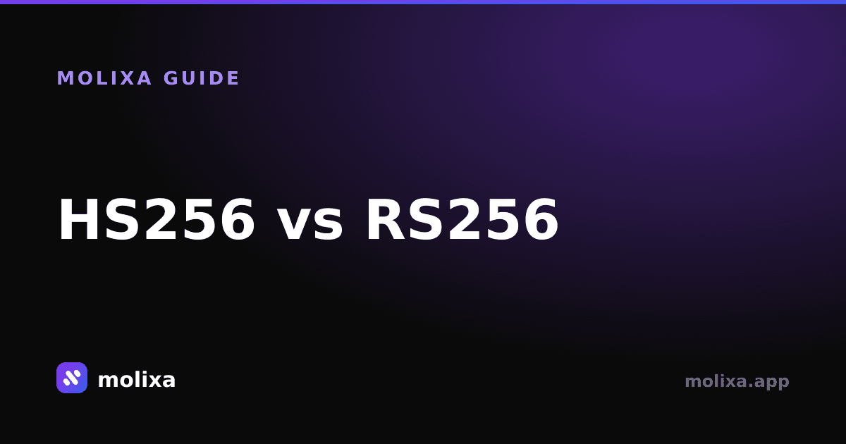 HS256 vs RS256: Qual Algoritmo JWT Usar