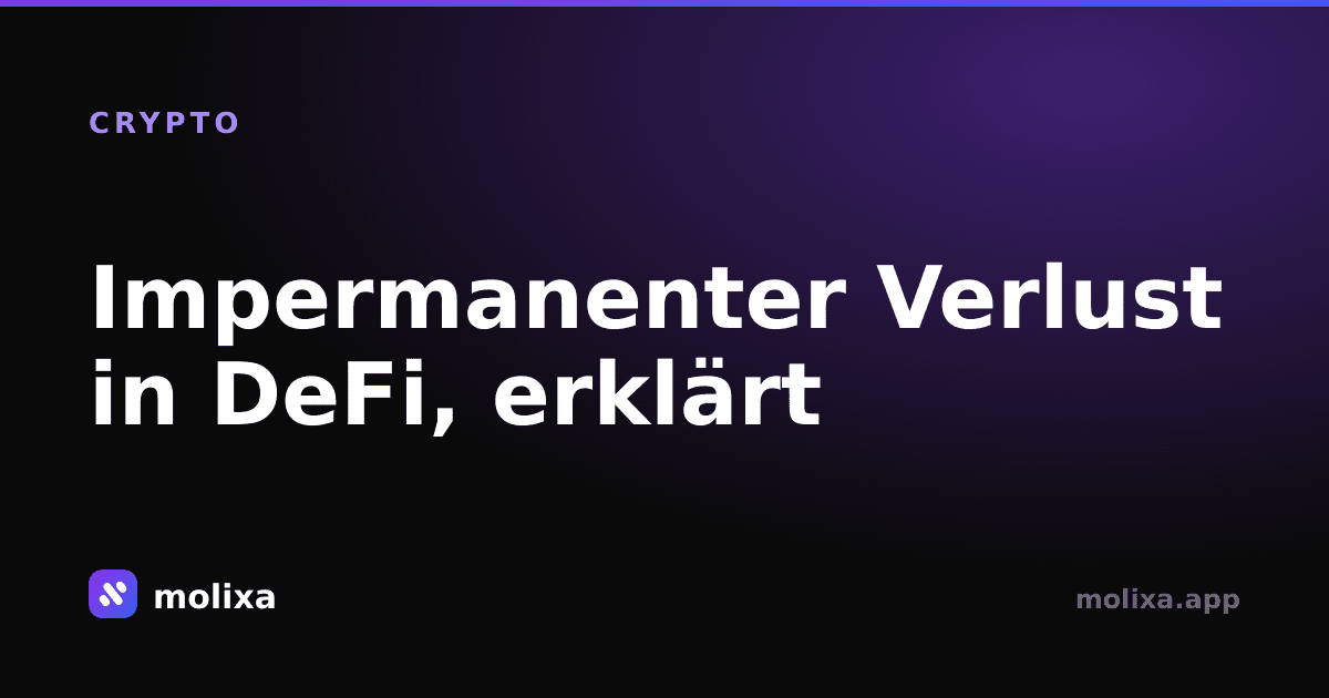 Impermanenter Verlust in DeFi, erklärt