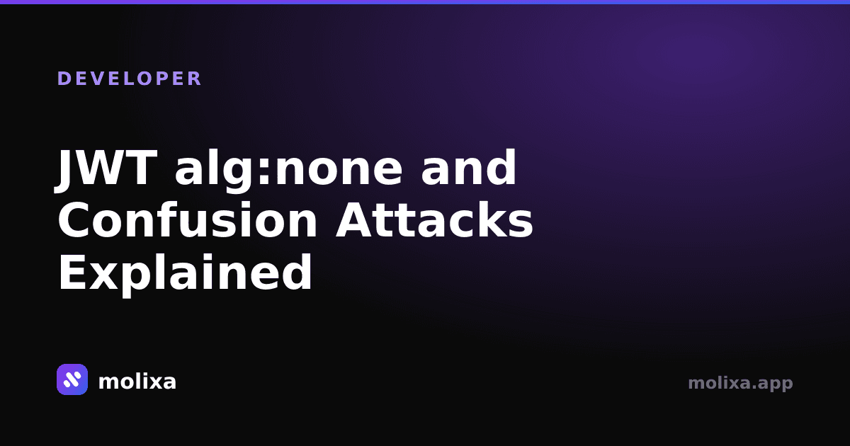 JWT alg:none and Confusion Attacks Explained