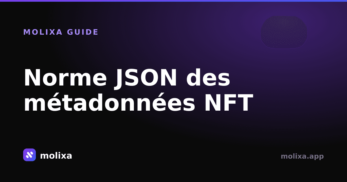 Norme JSON des métadonnées NFT : guide pratique