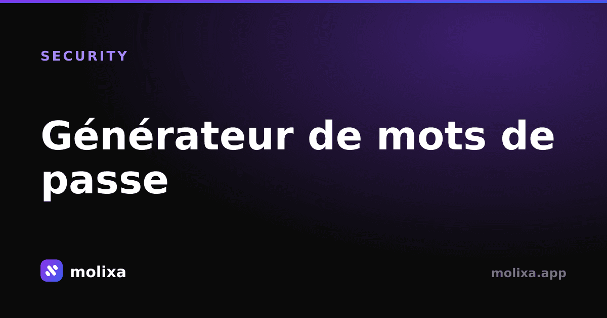 Générateur de mots de passe : créez des mots de passe incassables en 3 secondes