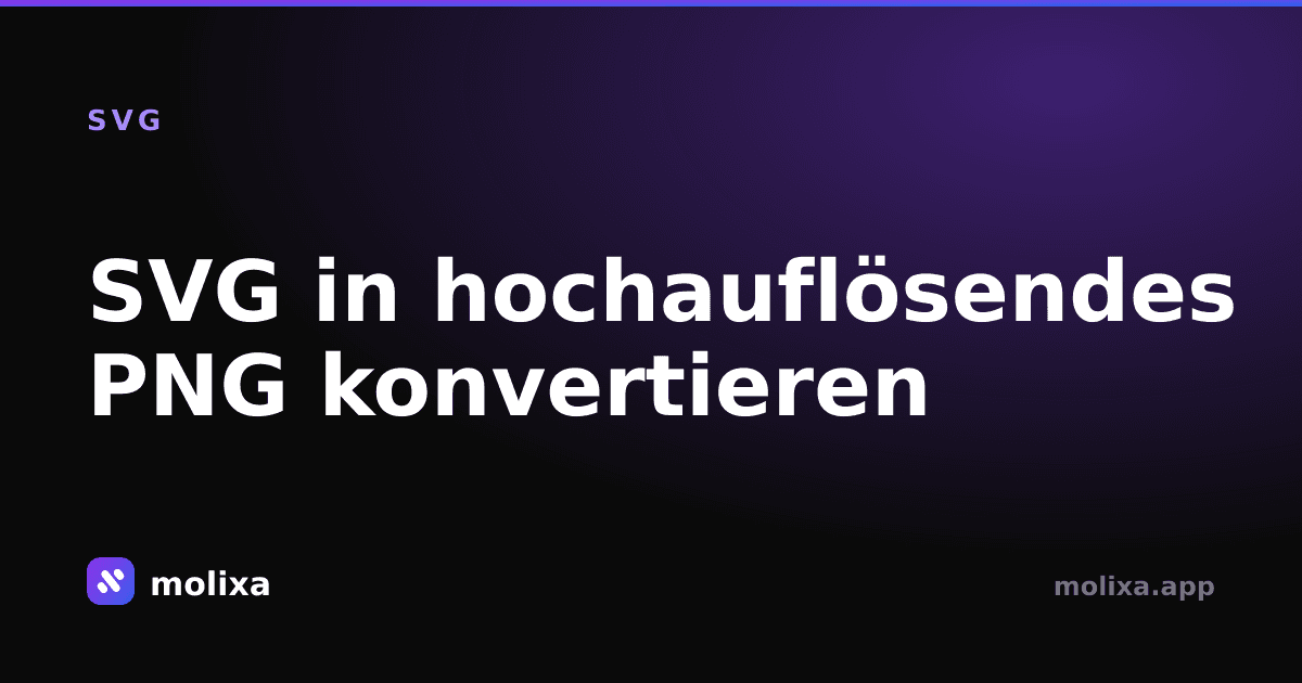 SVG in hochauflösendes PNG konvertieren (Retina)