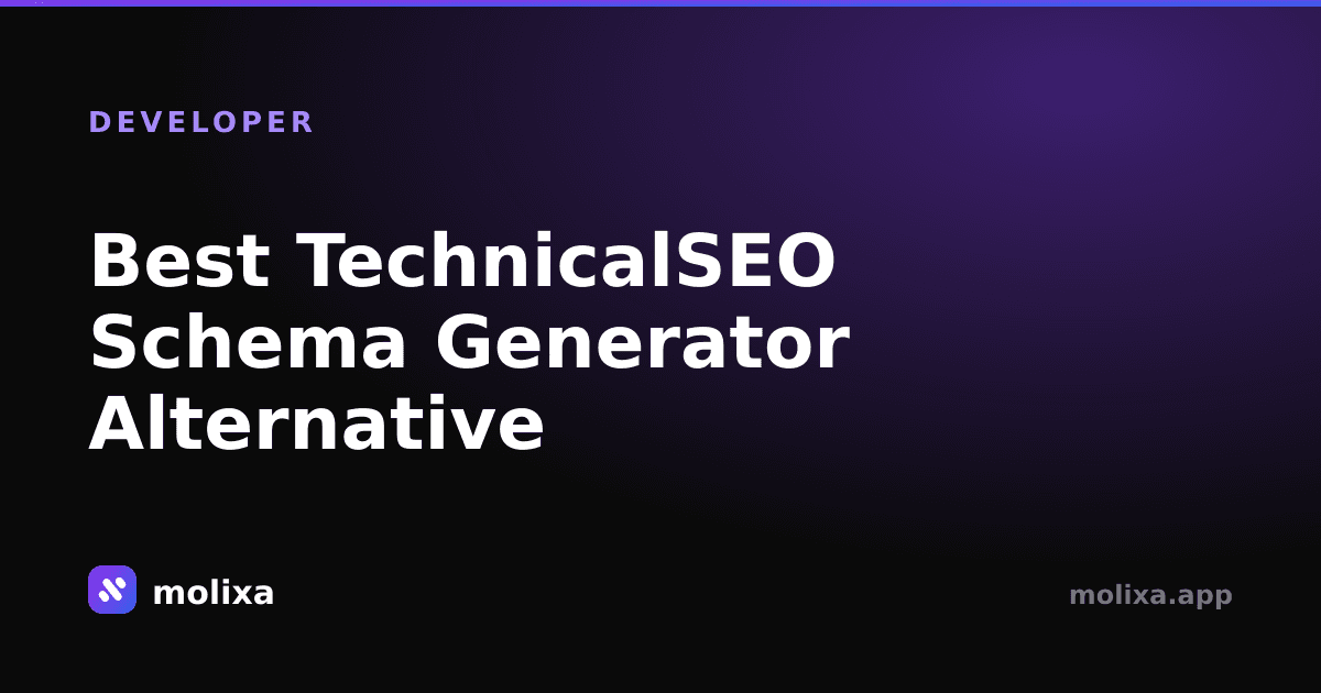 Best TechnicalSEO Schema Generator Alternative